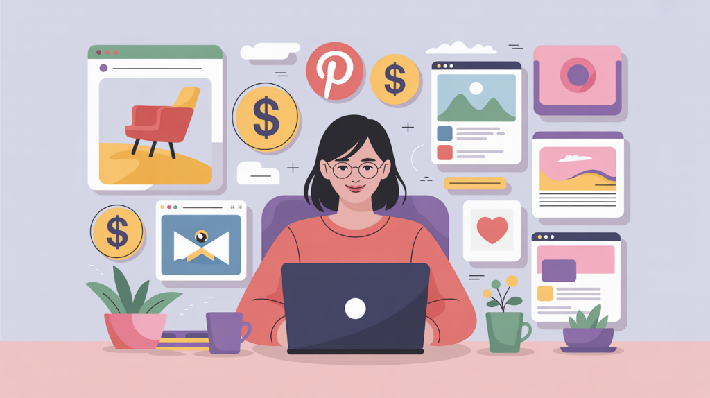 how to use ai to make pinterest post and make money